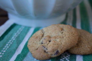 Allergy-friendly chocolate chip cookies by bowl